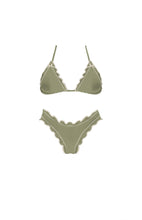 Load image into Gallery viewer, Sage Ruffles | Two Piece Bikini
